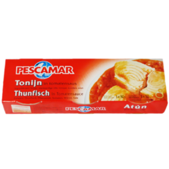 Tonijn in tomatensaus