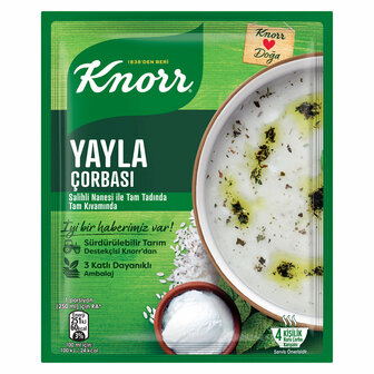 Turkse Yayla soep van knorr