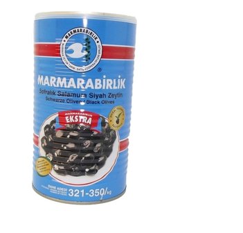 Turkse zwarte olijven (EXTRA Marmarabirlik- 1400 gram)
