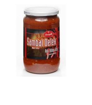 Turkse sambal oelek met pit hete peper (Erciyes-360ml)