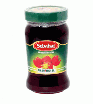 Turkse Aardbeienjam (Sebahat- 360 gram)