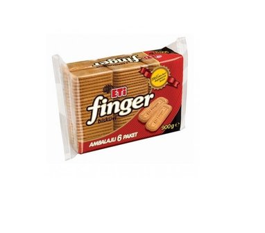 Turkse finger koekjes (Eti finger - 6 pakjes)