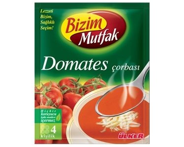 Turkse tomatensoep van Ulker Bizim (Domates)