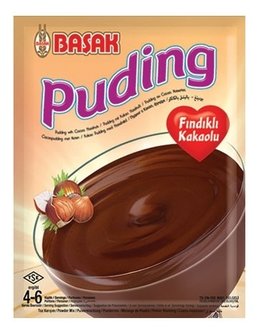 Turkse cacao pudding met hazelnoot (Basak)