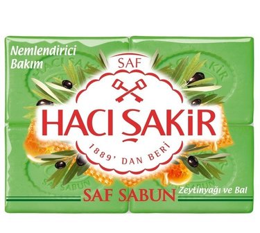 Turkse hamamzeep met olijvenolie en honing ( Haci Sakir)