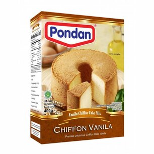 Pondan Vanilla Chiffon Cake Mix 400gr