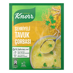 Turkse kippensoep met vermicelli van Knorr (Sehriyeli Tavuk)