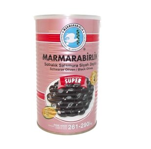 Turkse zwarte olijven (SUPER Marmarabirlik -1400 gram)