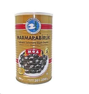 Turkse zwarte olijven (MGA -Marmarabirlik-1400 gram)